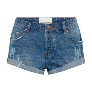 One Teaspoon Bandits Low Waist Denim Shorts - Pacifica Blue